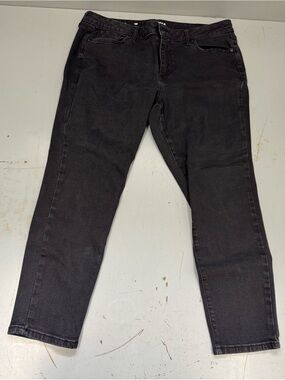 Sonoma Black Women's Denim Skinny Jeans plus size 16 petite